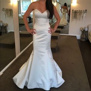 Wedding dress by Robert Bullock.Veil & Boudoir.